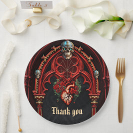 Prato De Papel Amor eterno à sombra dos rosas.