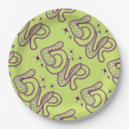 Prato De Papel Amor no estilo dos anos 60