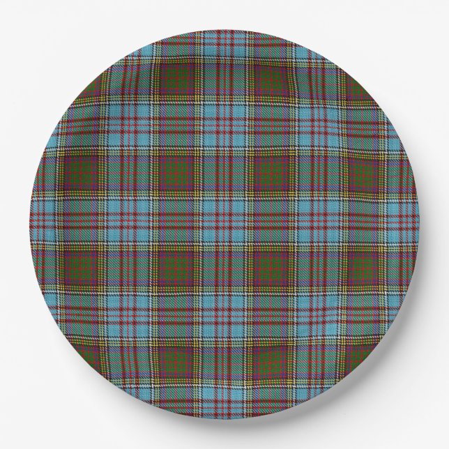 Prato De Papel Anderson Tartan (Frente)