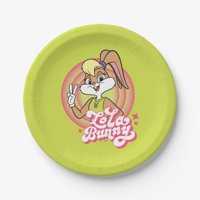 Prato De Papel Anéis Lola Retro LOONEY TUNES™ (Frente)