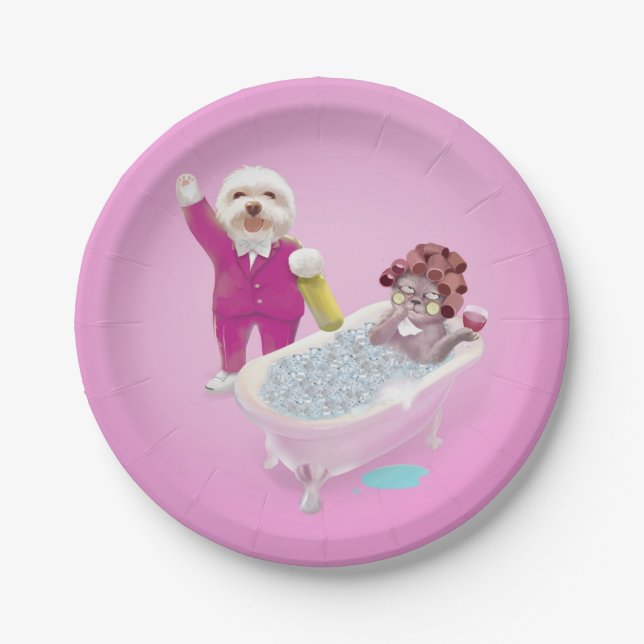 Prato De Papel Animação à Relaxação (Frente)