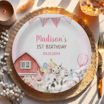 Animais da Fazenda no Quintal Aniversário de 1 Ano