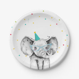 Prato De Papel Animais de festa Safari Jardim Zoológico Selvagem 