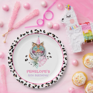 Prato De Papel Animais de festas Selvagens, Festa de aniversário
