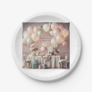 PRATO DE PAPEL ANIVERSÁRIO