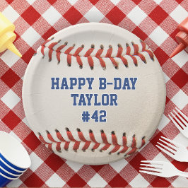 Prato De Papel Aniversário da Equipe de Nome do Jogador do Esport