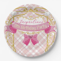 Aniversário da Princesa Art Nouveau Rosa