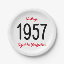 Aniversário de 60 anos Vintage 1957 Envelhecido à
