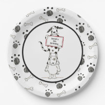 Aniversário de Acrobatas de Cães Fofos Personaliza