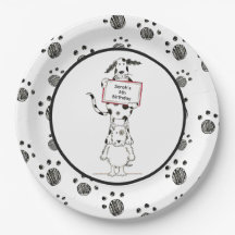 Aniversário de Acrobatas de Cães Fofos Personaliza
