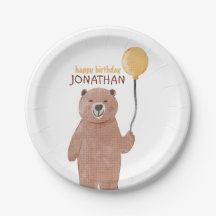 Aniversário de Animais Selvagens Cutes