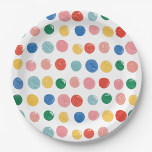 Prato De Papel Aniversário de criança de Pintura do Partido