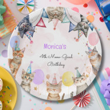 Aniversário de criança gical em gatos de festa