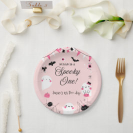 Prato De Papel Aniversário de Dia das Bruxas Spooky