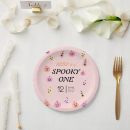 Prato De Papel Aniversário de Dia das Bruxas Spooky