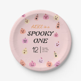 Prato De Papel Aniversário de Dia das Bruxas Spooky