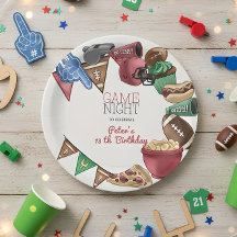 Aniversário de futebol noturno