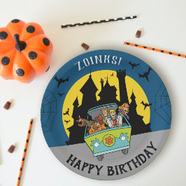 Prato De Papel Aniversário de Halloween Espetacular do Scooby-Doo