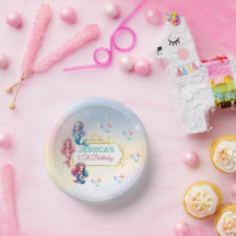 Aniversário De Sereia Mágica Sob A Foto Do Mar