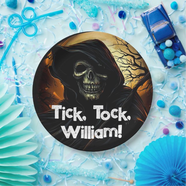 Prato De Papel Aniversário do Cray Reaper (Festa)