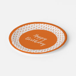 Prato De Papel Aniversário do Designer