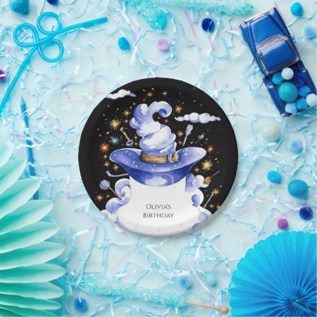 Prato De Papel Aniversário do Feitiço Personalizado (Festa)