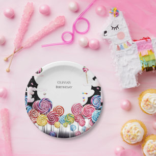 Prato De Papel Aniversário do Paraíso Infantil