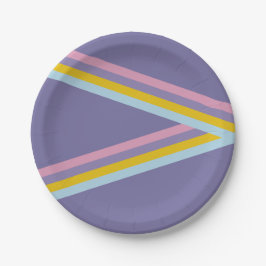 Prato De Papel Aniversário do Retrô de Pele de Gelo