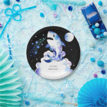 Aniversário do Whimsical Marine Fun Shark