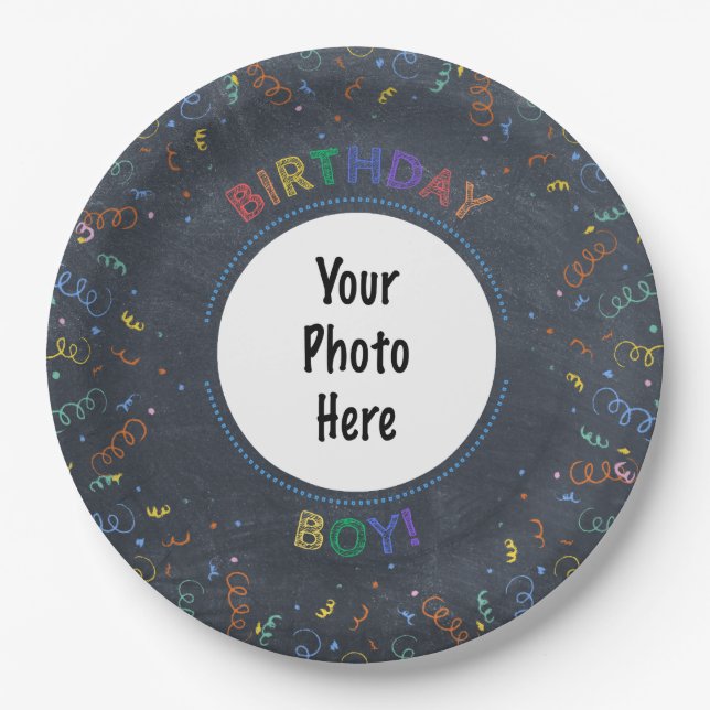 Prato De Papel Aniversário Feliz Aniversário (Frente)