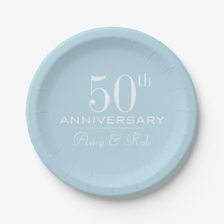 Prato De Papel Aniversário personalizado moderno minimalista eleg