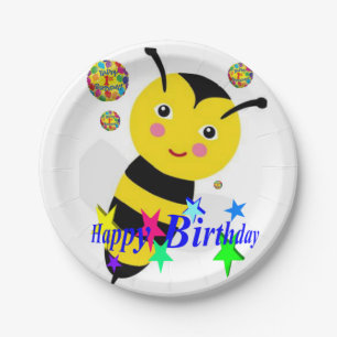 Prato De Papel Aniversários, Bumblebee