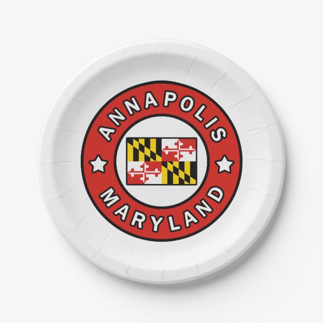 Prato De Papel Annapolis Maryland (Frente)