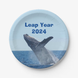 Prato De Papel Ano Leap 2024