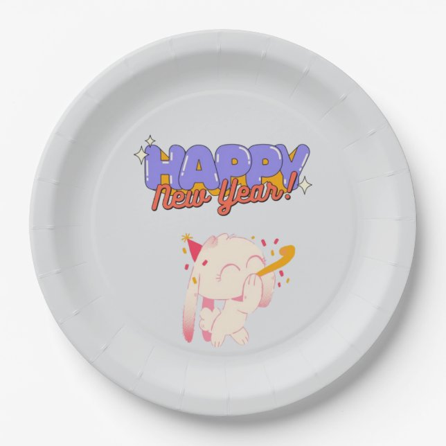 Prato De Papel "Ano Novo, Víblias Novas" (Frente)