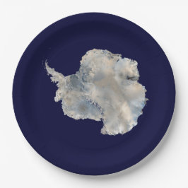 Prato De Papel Antártica (Imagem Azul Marble da NASA)