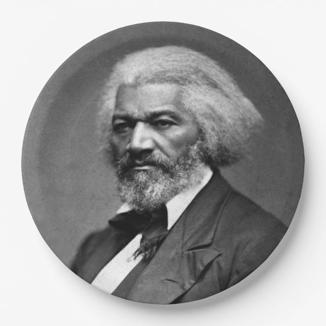 Prato De Papel Antigo Herói Afro-Americano do rick 3d3 Bailey Dou (Frente)