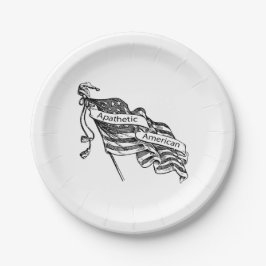 Prato De Papel Apaético Americano