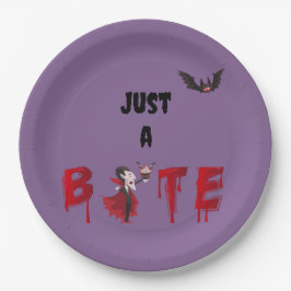 Prato De Papel Apenas Um Pouco De Papel Vampiro Em Placas De Hall