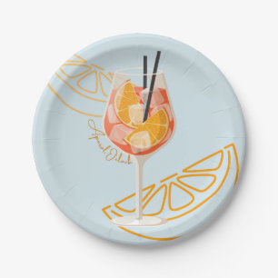 Prato De Papel Aperol O'Clock