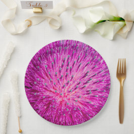 Prato De Papel Aperto do caroço do leite