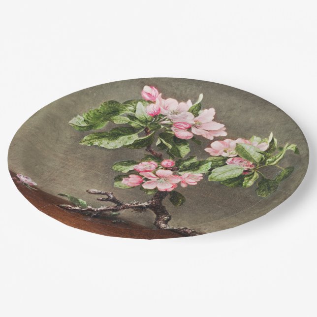 Prato De Papel Apple Blossoms por Henri Fantin-Latour (Inclinado)