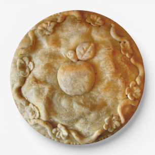 Prato De Papel Apple floresce torta