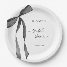 Aquarela Coquete Preta Arco de Noiva Chá de Bebê