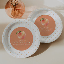 Aquarela Pequeno Pêssego Doce Pontilhado