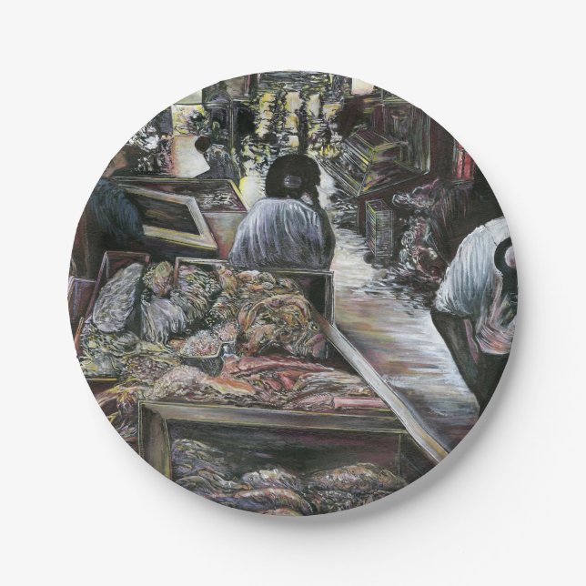 Prato De Papel Aquático, ainda beijado com o Vento do Deserto, Je (Frente)