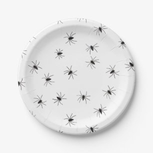 Prato De Papel Aranhas Crawly assustadoras