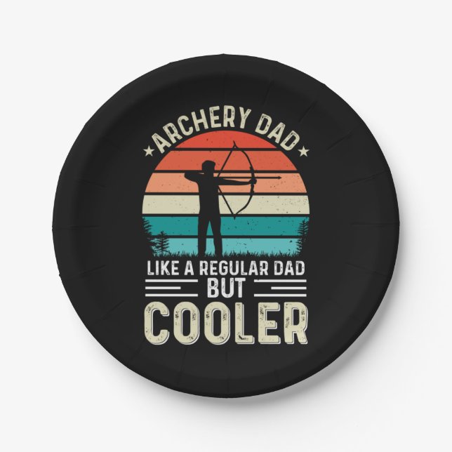 Prato De Papel Archery Dad (Frente)