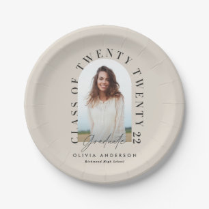 Prato De Papel Arco de fotografia geométrica moderna