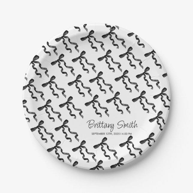 Prato De Papel Arco Preto (Frente)